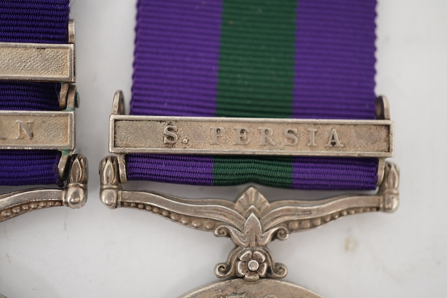 Three George V General Service Medals